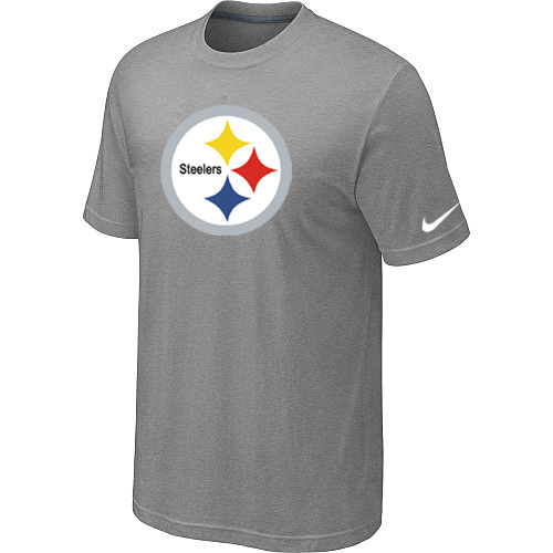 Nike Pittsburgh Steelers Sideline Legend Authentic Logo Dri-FIT NFL T-Shirt - Light Grey